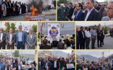 مردم شهرستان بستک در راهپیمایی 22 بهمن پر شور حضور یافتند